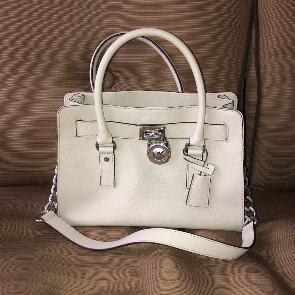 Michael Kors Hamilton Leather Satchel